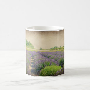 Lavender Farm - Distressed Coffee Mug
