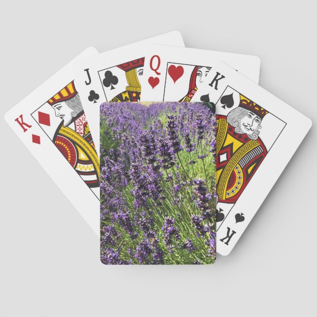 Lavender Farm Playing Cards (Back)