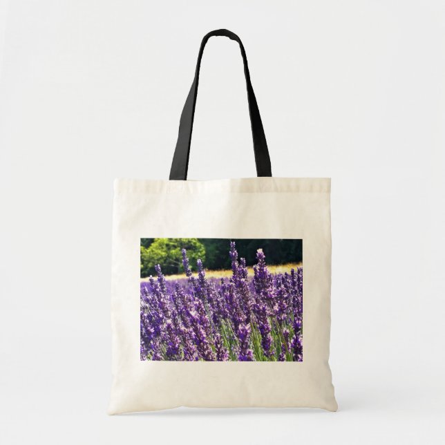 Lavender Farm Tote Bag (Front)