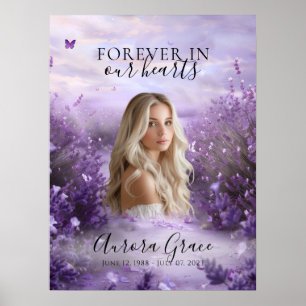 Lavender Field Memorial Welcome Sign