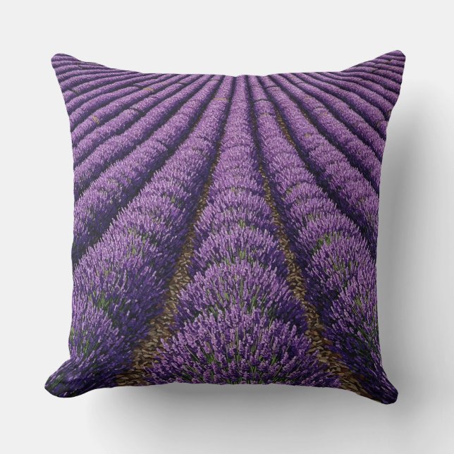 Lavender Field Mosaic Cushion (Front)