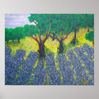 Lavender Field Poster