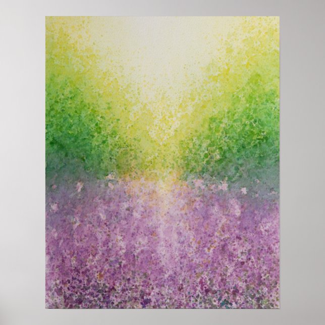 Lavender field poster (Front)