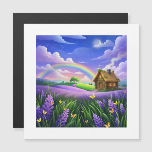 Lavender Field Rainbow Cottage Dream