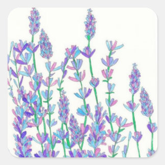 Lavender Field Stickers