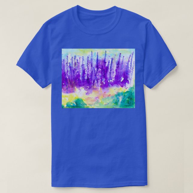 Lavender Field T-Shirt (Design Front)