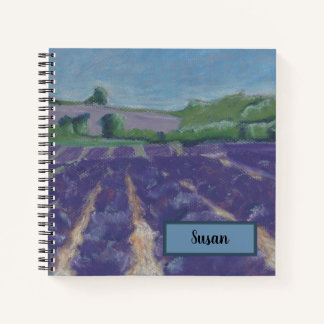 Lavender Fields in Provence - Notebook