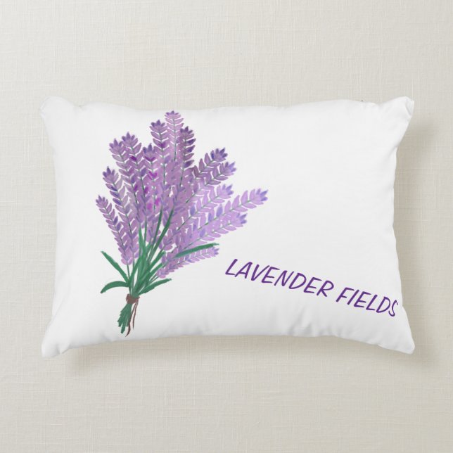 LAVENDER FIELDS PILLOW CASE (Front)