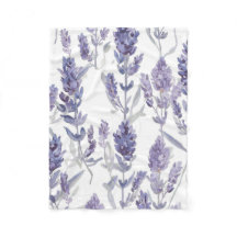 Lavender Fields | Purple Watercolor Flower Pattern