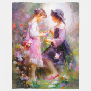 Lavender  fleece blanket