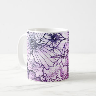 Lavender Floral Bloom Mug