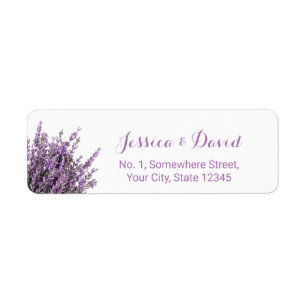 Lavender Floral Elegant Purple Wedding