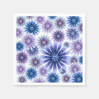 Lavender Floral Paper Napkin