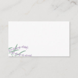 Lavender Floral Place Cards