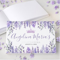 Lavender Floral Purple Quinceanera