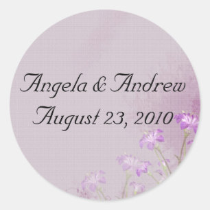 Lavender Floral Stickers