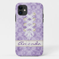 Lavender floral with ribbon