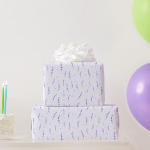 Lavender Floral Wrapping Paper