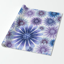 Lavender Floral Wrapping Paper