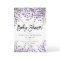 lavender florals boho modern baby shower