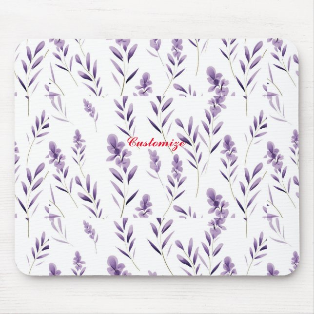 Lavender Flower Buds  Thunder_Cove  Mouse Mat (Front)