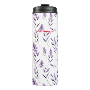 Lavender Flower Buds Thunder_Cove Thermal Tumbler