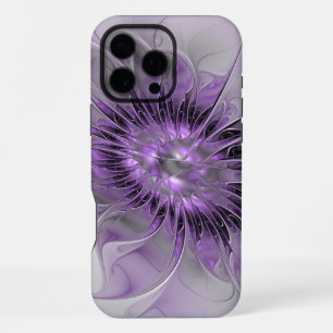 Lavender Flower Dream Modern Abstract Fractal Art iPhone 16 Pro Max Case