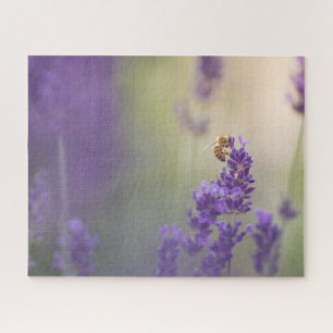 Lavender Flower Nature Photo Jigsaw Puzzle