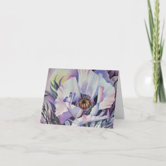 LAVENDER FLOWER NOTE CARD