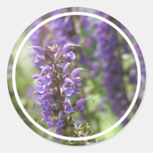 Lavender Flower Stickers