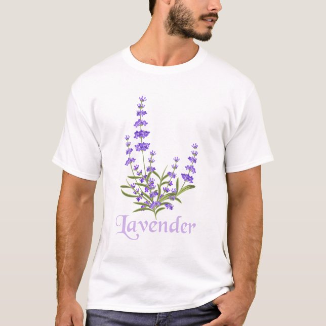 Lavender Flower T-Shirt (Front)