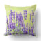Lavender Flower Throw Pillow