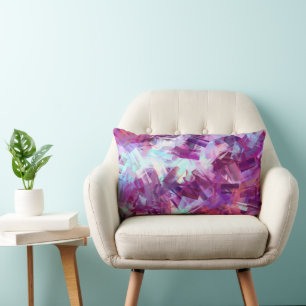 LAVENDER FLOWERS LUMBAR CUSHION