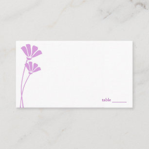 Lavender Flowers, Place Cards