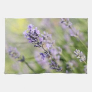 Lavender Flowers. Tea Towel