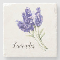 Lavender Flowers Watercolor