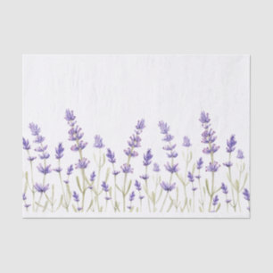 Lavender Flowers Wrapping  Tissue Paper
