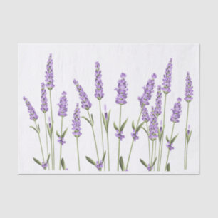 Lavender Flowers Wrapping  Tissue Paper