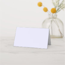 Lavender Folded Place Card