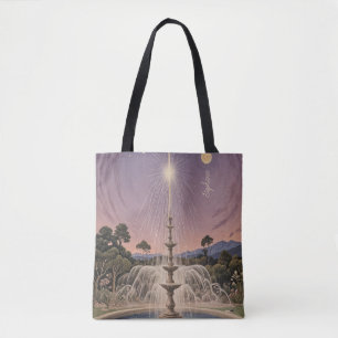 Lavender Fountain's Lullaby Personalised  Tote Bag