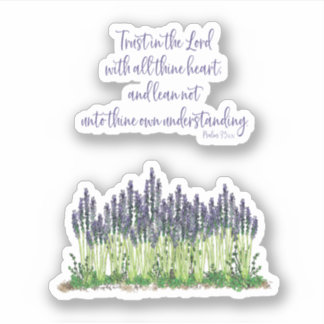 Lavender Garden Design. Encouraging verse.