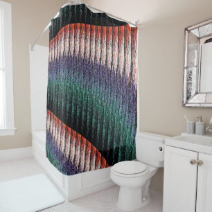 Lavender Garden Wall....... Shower Curtain