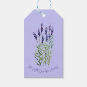 Lavender, gardening gift tags