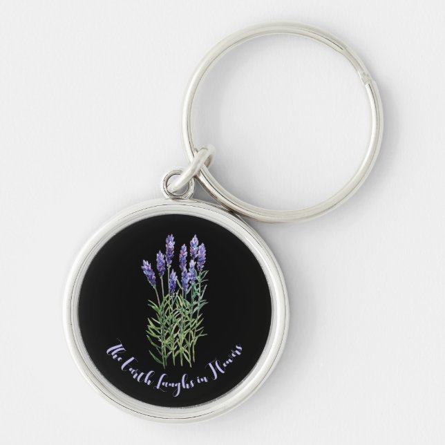 Lavender, gardening key ring (Front)