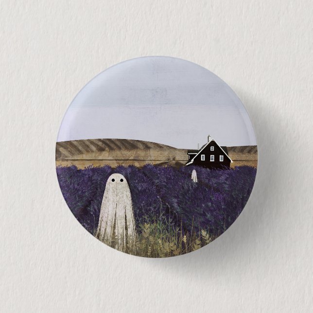 Lavender Ghost 3 Cm Round Badge (Front)