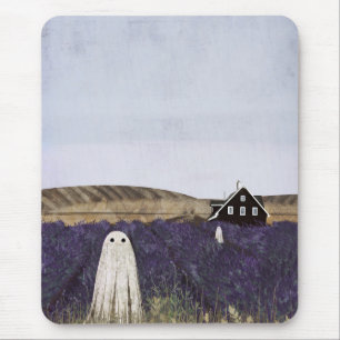 Lavender Ghost Mouse Mat