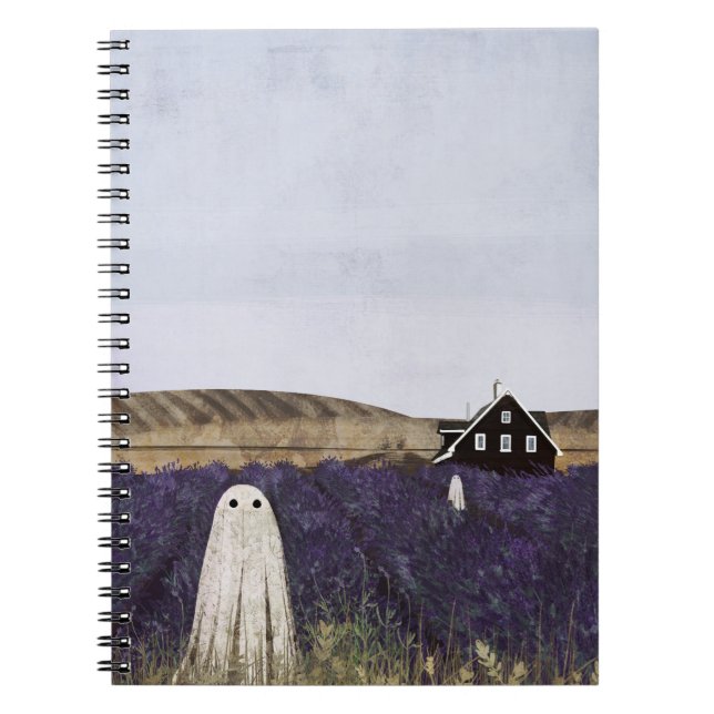 Lavender Ghost Notebook (Front)