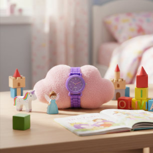 Lavender Girls Personalised Kids Watch 