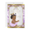 Lavender Gold White Princess Baby Shower Ethnic