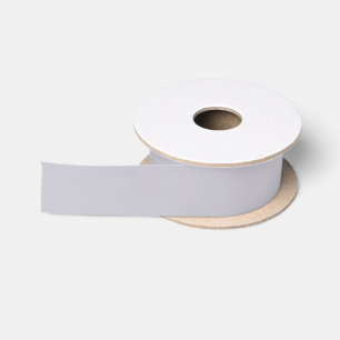 Lavender Grey, Silver Solid Colour Satin Ribbon